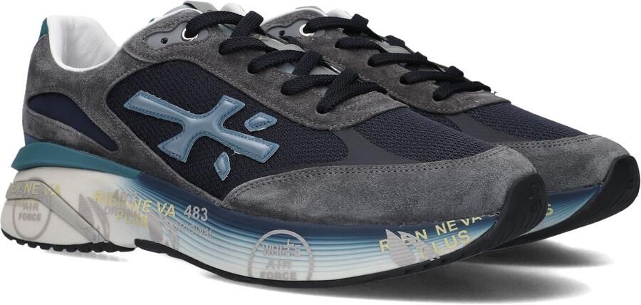 PREMIATA Lage Sneakers Heren Moerun Suède Grijs