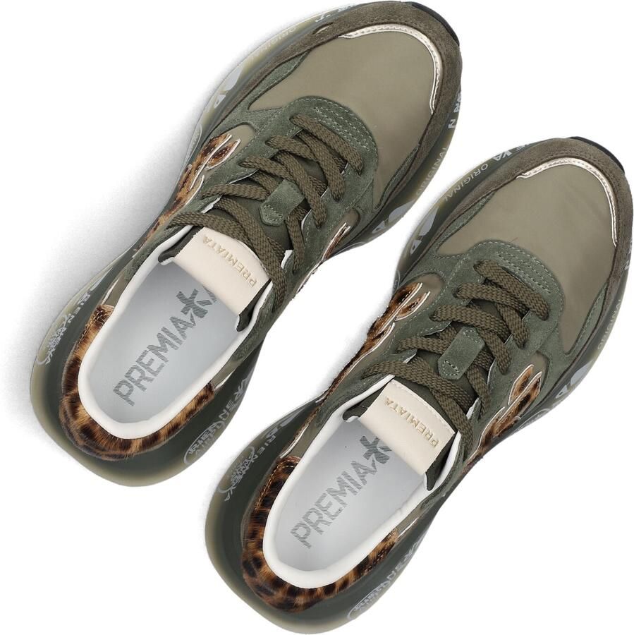 PREMIATA Lage Sneakers Dames Lauryn Suède Groen - Foto 2