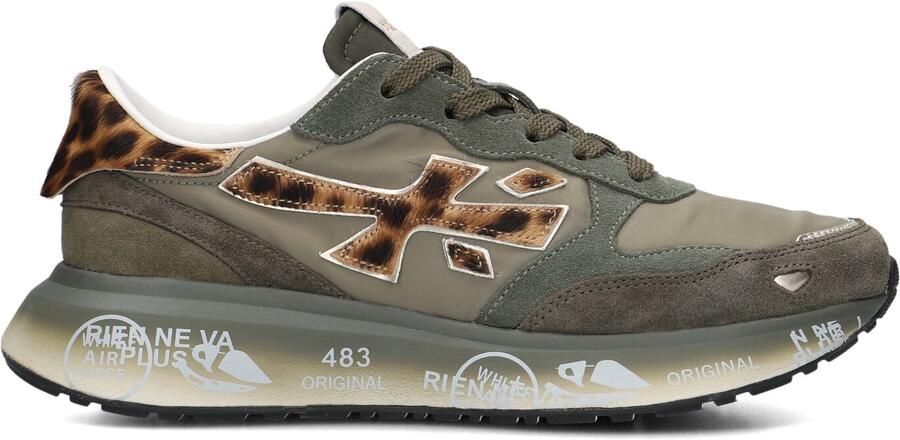 PREMIATA Lage Sneakers Dames Lauryn Suède Groen - Foto 3