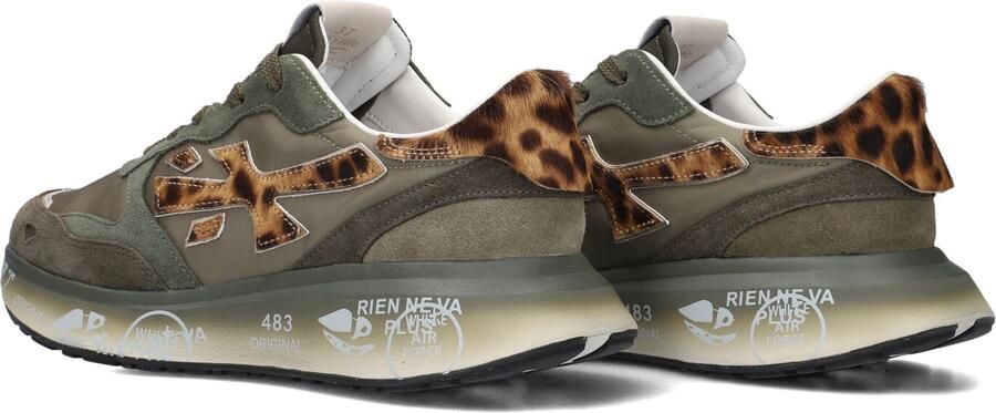 PREMIATA Lage Sneakers Dames Lauryn Suède Groen - Foto 5