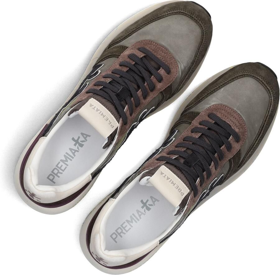 PREMIATA Lage Sneakers Heren Mick Suède Groen - Foto 2
