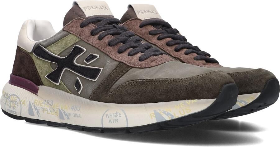 PREMIATA Lage Sneakers Heren Mick Suède Groen