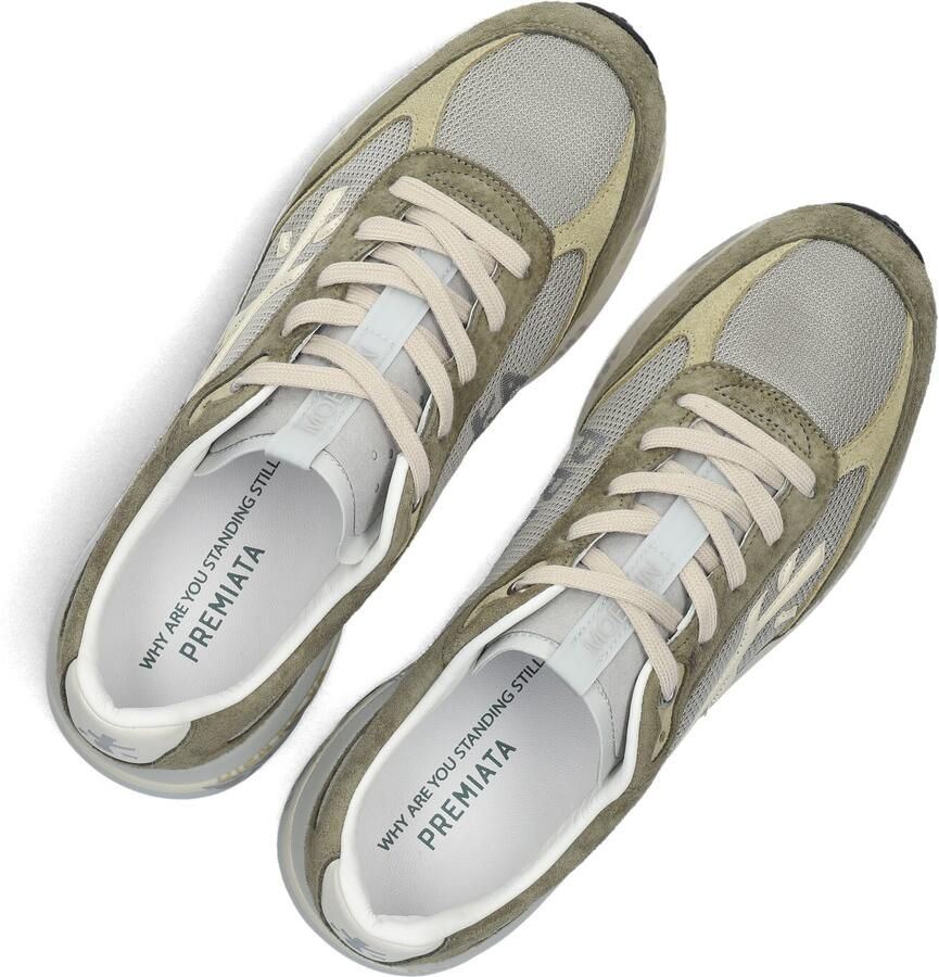 PREMIATA Lage Sneakers Heren Moerun Suède Groen - Foto 3