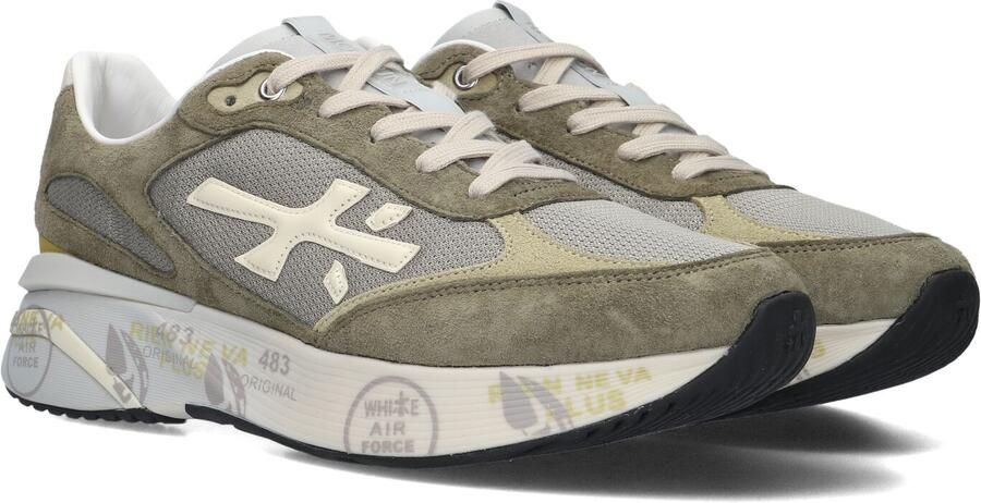 PREMIATA Lage Sneakers Heren Moerun Suède Groen