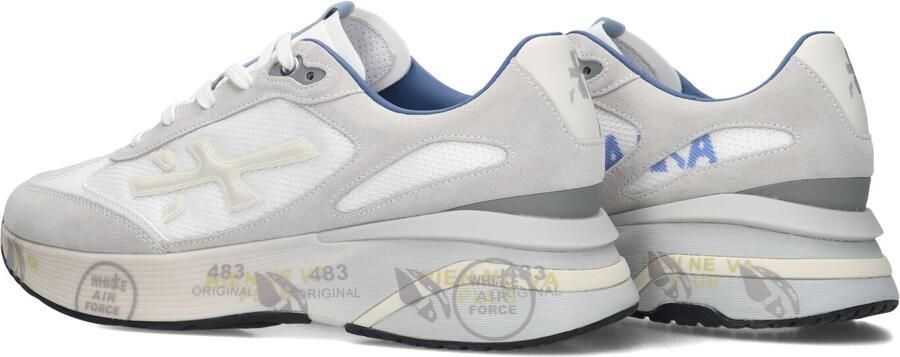 PREMIATA Lage Sneakers Heren Moerun Suède Wit - Foto 4