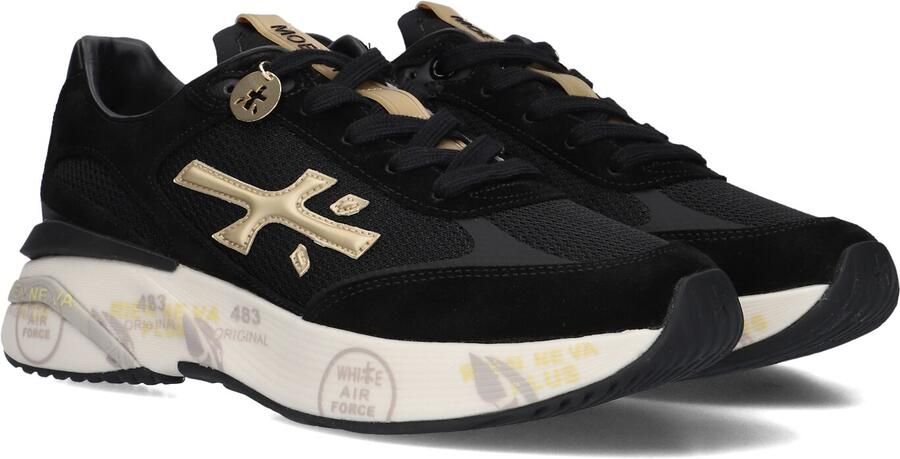 PREMIATA Lage Sneakers Dames Moerun-d Suède Zwart