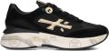 PREMIATA Lage Sneakers Dames Moerun-d Suède Zwart - Zwart