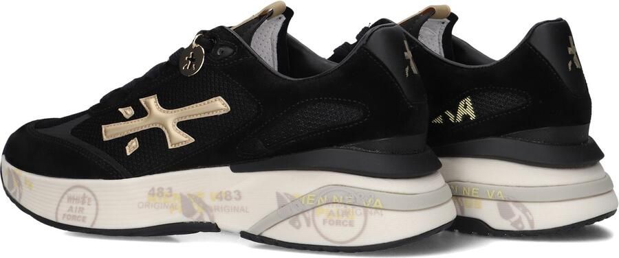 PREMIATA Lage Sneakers Dames Moerun-d Suède Zwart - Foto 5