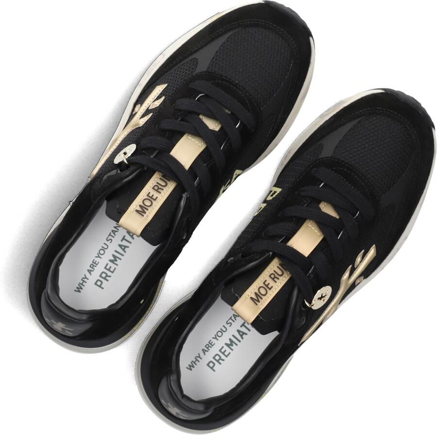 PREMIATA Lage Sneakers Dames Moerun-d Suède Zwart - Foto 3