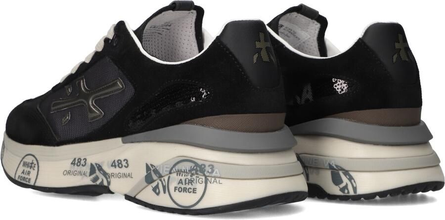 PREMIATA Lage Sneakers Dames Moerund Textiel Zwart - Foto 3