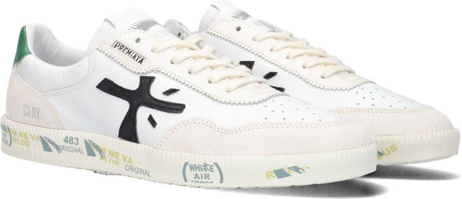 Premiata Witte Lage Sneakers Clay