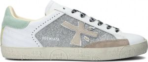 Premiata Zilveren Lage Sneakers Steven d