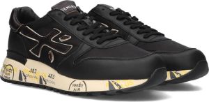 Premiata Mick Sneakers Zwart Technisch Stof en Leer Zwart Heren
