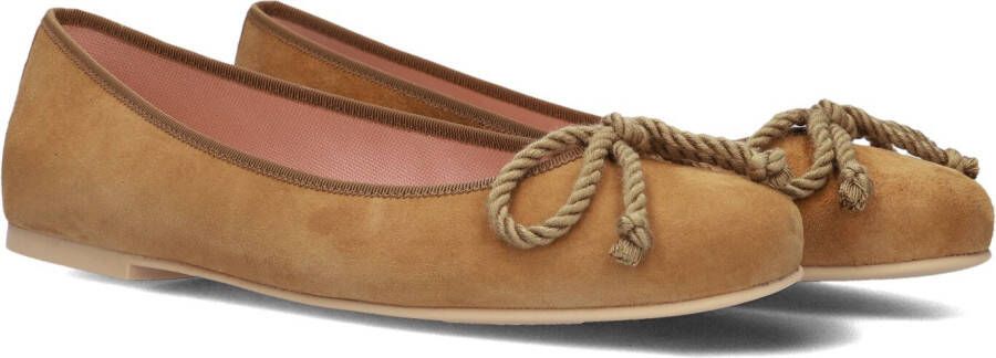 PRETTY BALLERINAS Ballerina Dames 130274 Maat: 37 Materiaal: Suède Kleur: Bruin