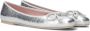 PRETTY BALLERINAS Ballerina Dames 130274 Maat: 37 5 Materiaal: Leer Kleur: Zilver - Thumbnail 1