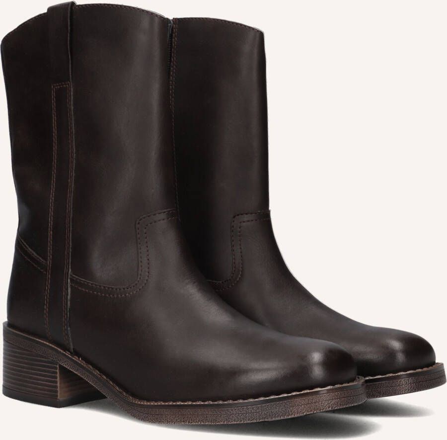 PS Poelman Esmee Enkelboots Enkellaarsjes Dames Bruin