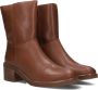 PS Poelman Linus Enkelboots Enkellaarsjes Dames Bruin - Thumbnail 1