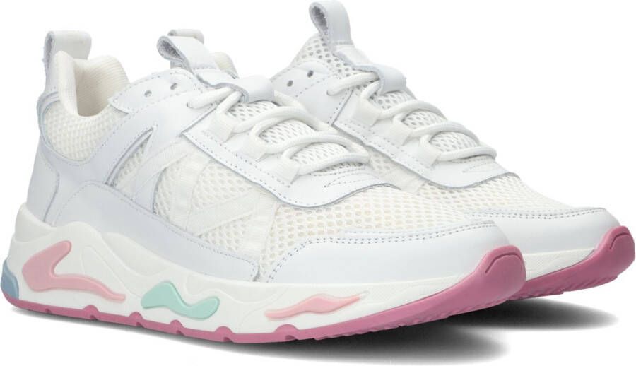 Runner Sneaker P7069 Lage sneakers Leren Sneaker Dames Wit