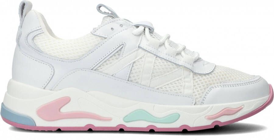 Runner Sneaker P7069 Lage sneakers Leren Sneaker Dames Wit - Foto 2