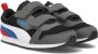 Puma R78 V Inf sneakers zwart wit grijs blauw - Thumbnail 1