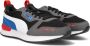Puma R78 Runner sneakers zwart wit grijs rood - Thumbnail 1