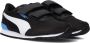 PUMA ST Runner V3 kinder sneakers zwart blauw Uitneembare zool - Thumbnail 1