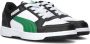 Puma Rebound JOY sneakers zwart wit groen Jongens Meisjes Imitatieleer 29 - Thumbnail 1