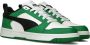 Puma Rebound V6 Lo sneakers wit zwart groen Leer Meerkleurig 24 - Thumbnail 1