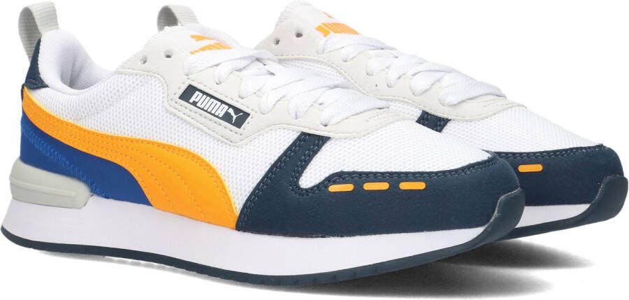 Puma R78 Runner sneakers wit geel donkerblauw