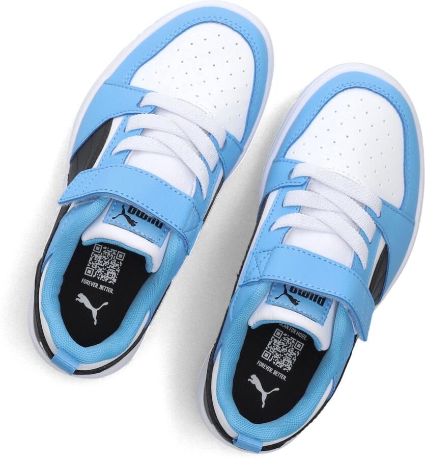 PUMA Rebound V6 Lo AC+ PS Unisex Sneakers Team Light Blue- Black- White - Foto 3