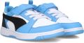 PUMA Rebound V6 Lo AC+ PS Unisex Sneakers Team Light Blue- Black- White - Blauw