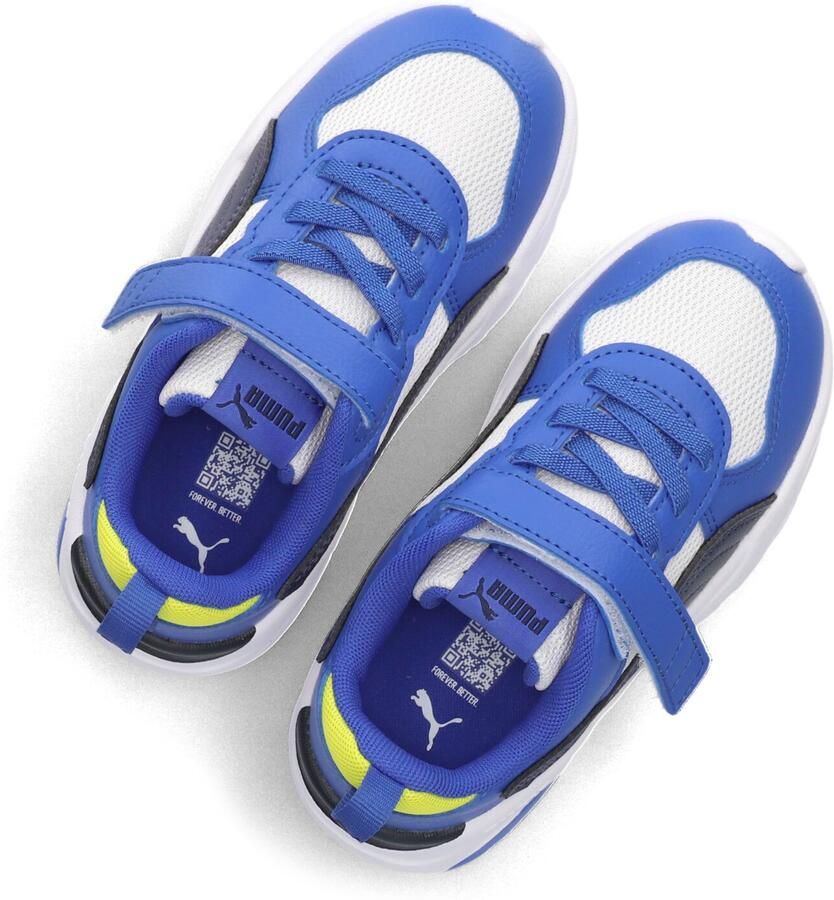 Puma Trinity 2 LT sneakers lichtgrijs blauw Jongens Meisjes Mesh Meerkleurig - Foto 4