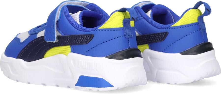Puma Trinity 2 LT sneakers lichtgrijs blauw Jongens Meisjes Mesh Meerkleurig - Foto 3