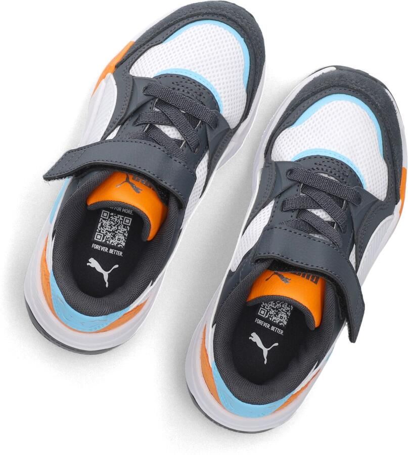 PUMA Sneakers lichtblauw antraciet oranje wit - Foto 2