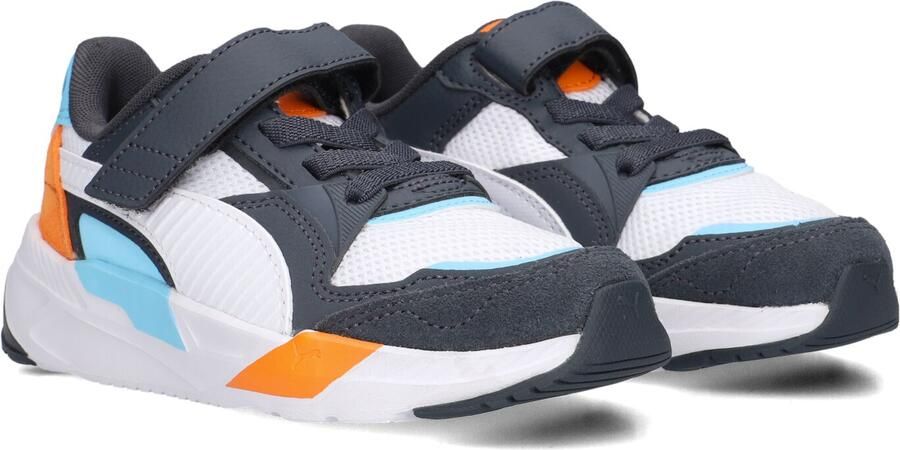 PUMA Sneakers lichtblauw antraciet oranje wit