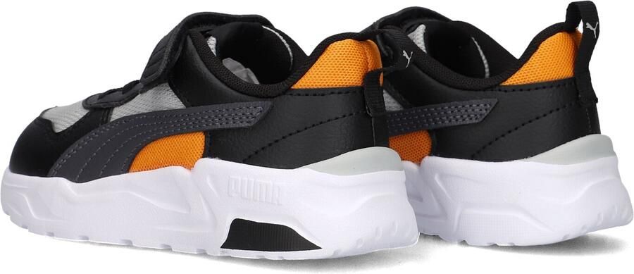 Puma Trinity 4 LT imitatieleren sneakers grijs zwart oranje - Foto 6