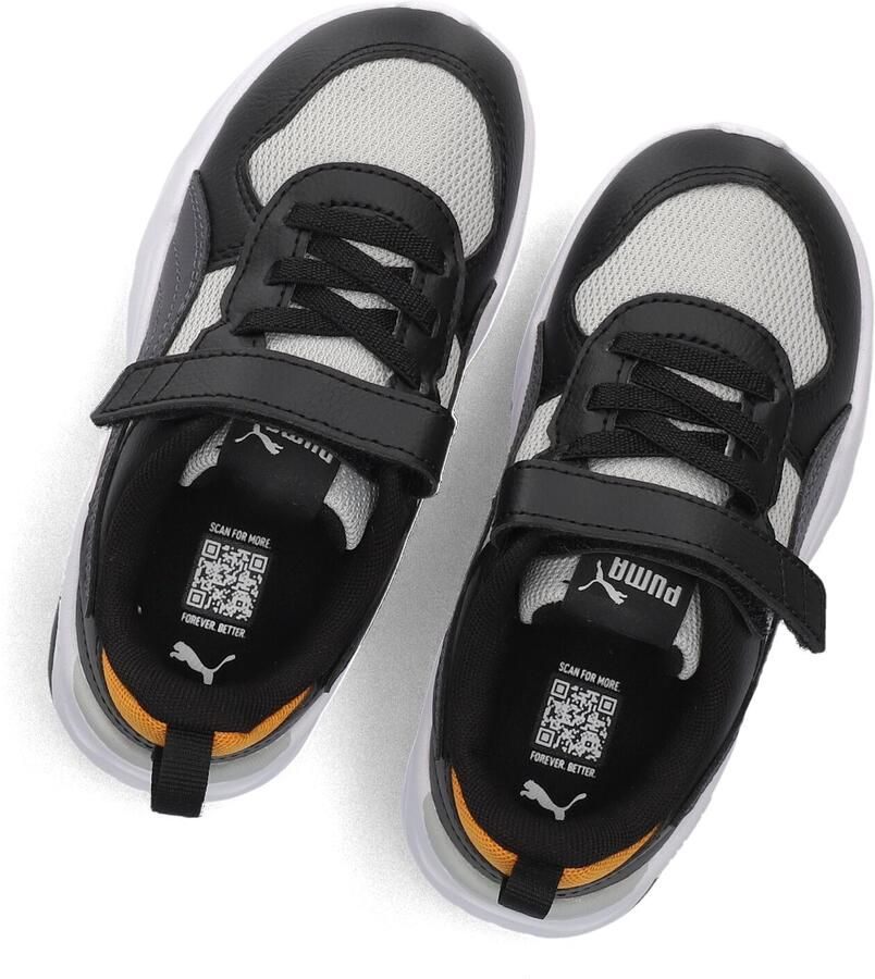 Puma Trinity 4 LT imitatieleren sneakers grijs zwart oranje - Foto 3