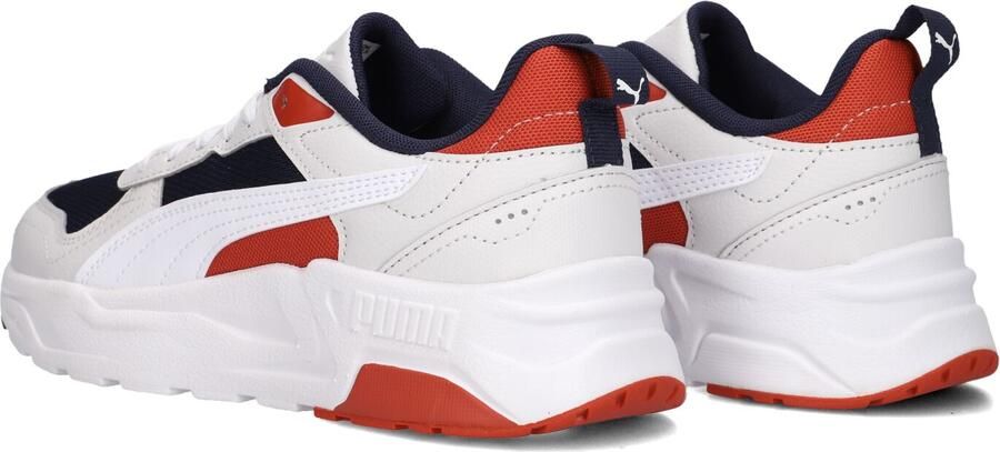 Puma Trinity 2 LT mesh sneakers wit donkerblauw - Foto 4
