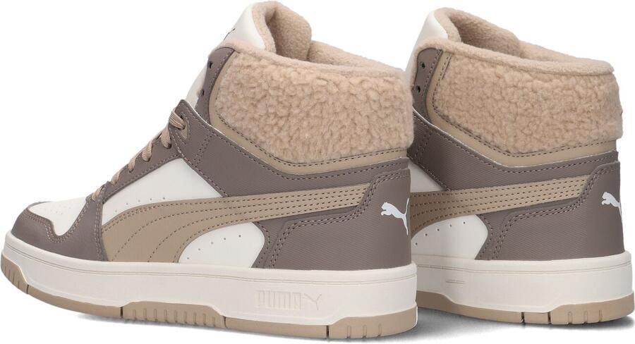 PUMA Witte Sneakers Rebound Slam Mid Cozy - Foto 4