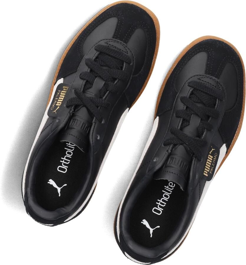 PUMA Palermo Jr Sneakers Kids Leren Sneaker Zwart - Foto 2