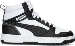 Puma Rebound V6 Mid Jr White Black shadow Gray (gs) Fashion sneakers Schoenen weiß