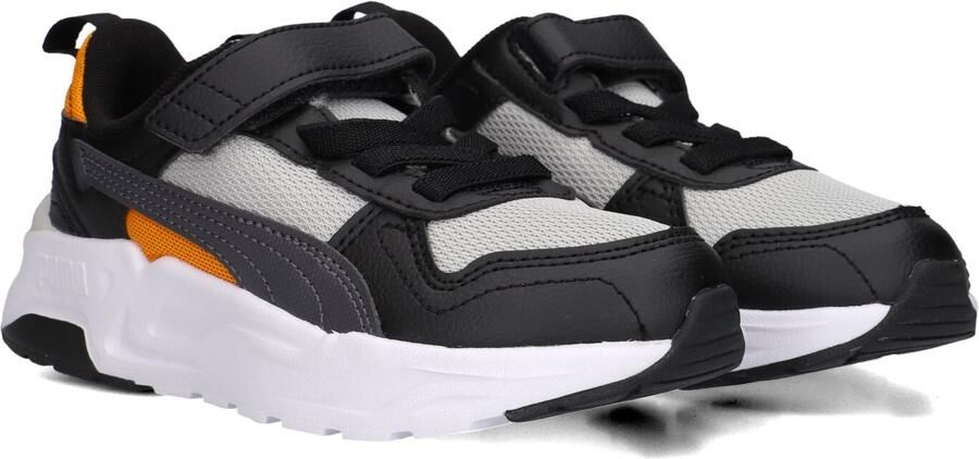 Puma Trinity 4 LT imitatieleren sneakers grijs zwart oranje