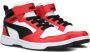 Puma Rebound v6 Mid V6 Mid sneakers wit zwart rood Imitatieleer 28 - Thumbnail 1
