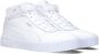 PUMA Carina 2.0 Mid hoge dames sneakers Wit Uitneembare zool - Thumbnail 1