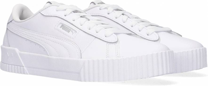 PUMA Carina Crew sneakers wit Imitatieleer Dames