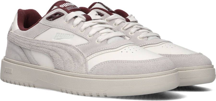 Puma Witte Lage Sneakers Double Court