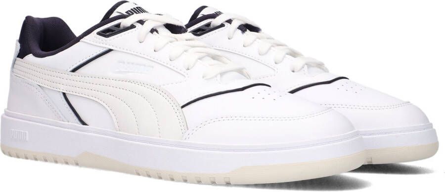 Puma Witte Lage Sneakers Double Court