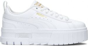 PUMA Mayze Lth Jr Lage sneakers Leren Sneaker Wit