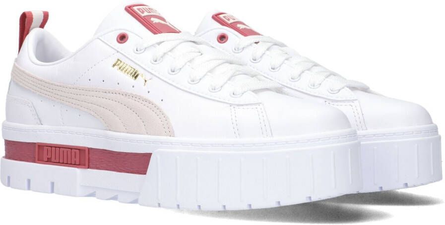 PUMA Mayze Lth Wn Lage sneakers Leren Sneaker Dames Wit