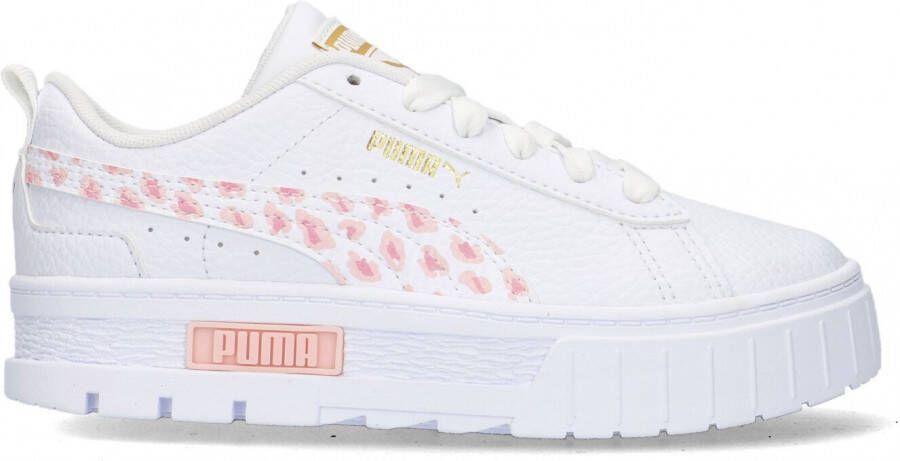 Puma Witte Lage Sneakers Mayze Wild Ps